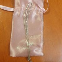 Braccialetto con brillantini 