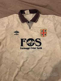 Maglia Cagliari sponsor FOS