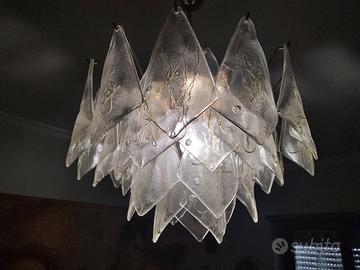 Lampadario Murano la Murrina 33 petali