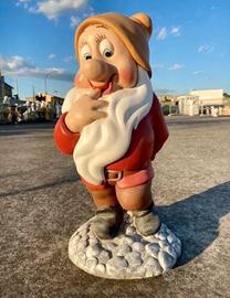 Statua Mammolo Nano Nani Biancaneve Giardino