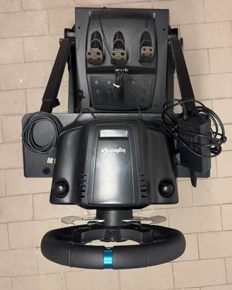volante+pedali+postazione originale logitech