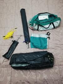 Tenda Campeggio Best Camp EASY Dome Verde Argento 