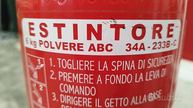 estintori a polvere 6 kg 