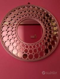 specchiera argentata da muro