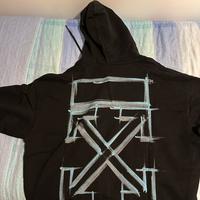 Felpa off white taglia M (veste oversize )