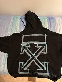 Felpa off white taglia M (veste oversize )
