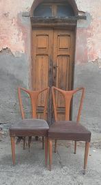 Sedie mid-century. Stilo Guglielmo Ulrich