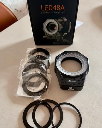 Rinowa LED Macro Ring Light fotografia flash 5600