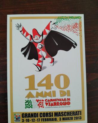 cartoline carnevale di Viareggio 2013