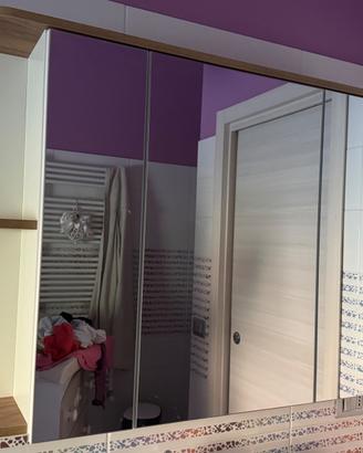 Specchio mobile, contenitore per bagno