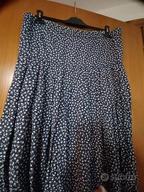 Gonna con elastico in vita,90s,made in Italy, L/XL