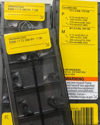Inserti utensili placchette