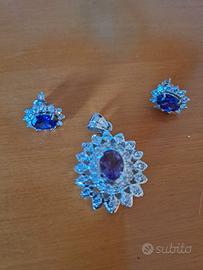 orecchini e ciondolo argento