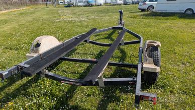 Carrello barca uso cantiere