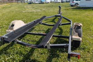 Carrello barca uso cantiere