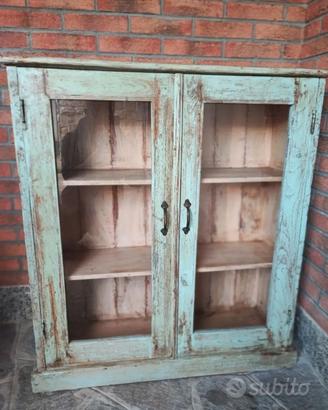 Vetrina pensile shabby