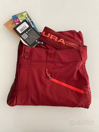 Pantaloni MTB Endura singletrack red nuovi