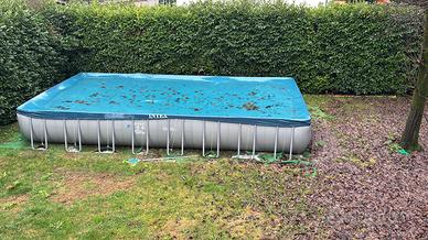 Piscina rettangolare esterna Intex 975x488x1,32