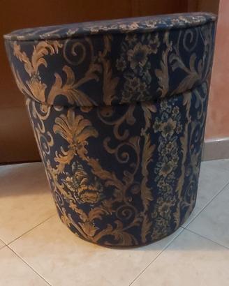 Pouf contenitore artigianale