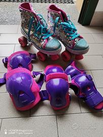 Pattini a rotelle Girabrilla con accessori