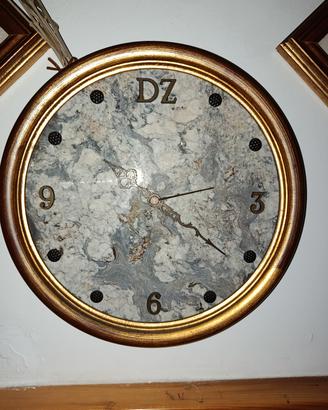 Orologio in marmo - fatto a mano 
