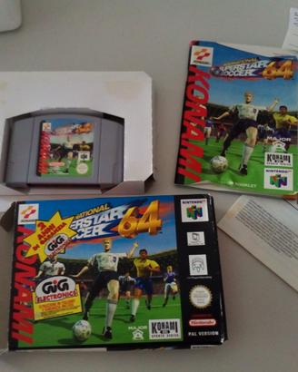 Superstar Soccer 64 Nintendo International Konami