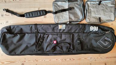 Sacca snowboard/sci Burton da viaggio con rotelle