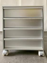 Cassettiera MDF 4 cassetti con ruote