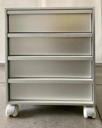 Cassettiera MDF 4 cassetti con ruote
