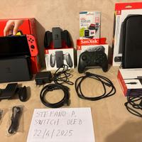 Nintendo Switch OLED con accessori