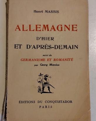Allemagne d'hier et d'aprés demain, Massis, 1949