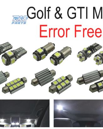 KIT 15 LAMPADE LED INTERNE PER VOLKSWAGEN VW GTI G