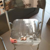 sedia pieghevole imbottita 