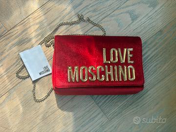 Borsa love moschino velluto