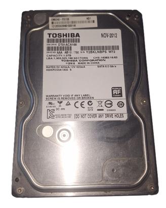 HDD 1TB Toshiba 3,5" SATA 3.0 7200rpm DT01ACA100
