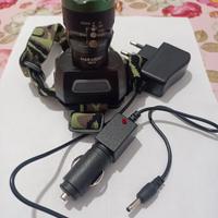 POTENTE TORCIA FRONTALE A LED ULTRALUMINOSA