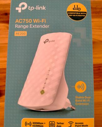 WiFi Extender TP-LINK  RE200 AC750 2.4/5 GHz