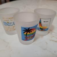 set 3 bicchierini da vodka