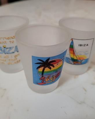 set 3 bicchierini da vodka