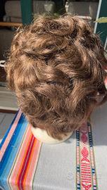 Parrucca capelli color castano