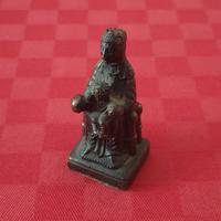 Statuetta Madonna Nera Vergine Montserrat Vintage