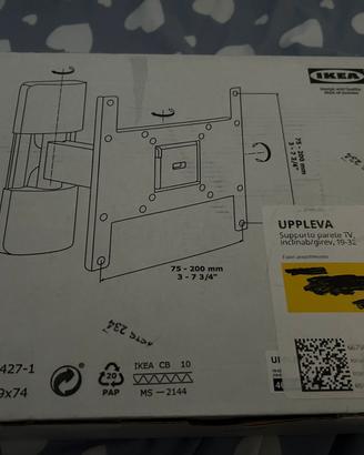 Supporto parete Tv Ikea nuovo