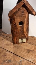 Casetta per uccelli in legno - Fatte a mano