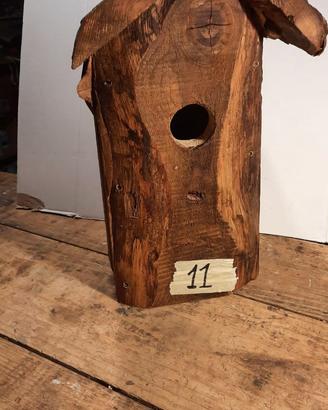 Casetta per uccelli in legno - Fatte a mano