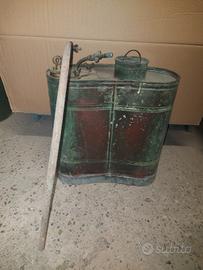 2 antiche pompe in rame 