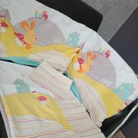 set paracolpi e copripiumino neonato