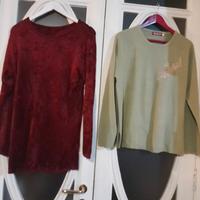 Nr. 2 pullover taglia L(€ 3/€ 4)