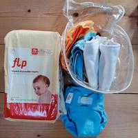 kit pannolini lavabili Flip Bumgenius NUOVI