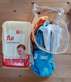 kit pannolini lavabili Flip Bumgenius NUOVI