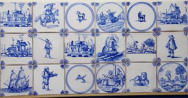 Mattonelle maiolica decorata a mano